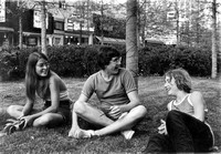 Relaxing on the Lake Street Mall, 1979