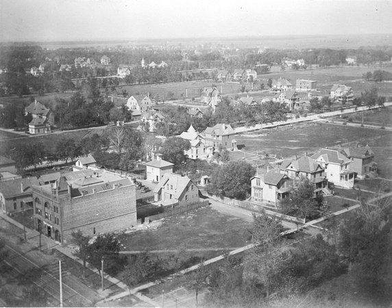 Looking northwest from Lake St. & Cuyler Ave., 1896
