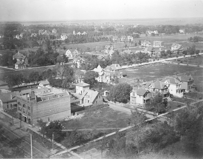 Looking northwest from Lake St. & Cuyler Ave., 1896