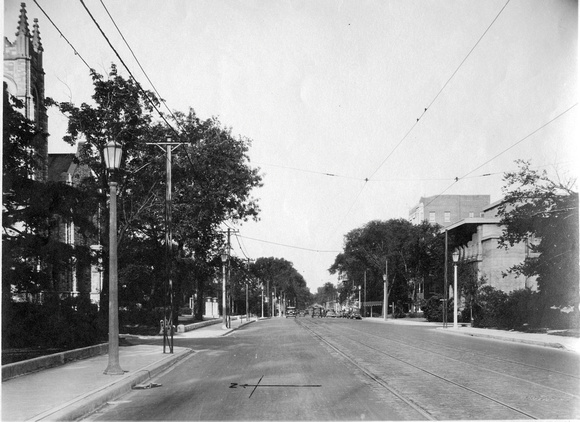 Lake Street, Oak Park, east from Kenilworth, 1928