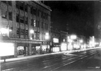 Lake Street at night, 1937