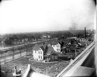 Looking southwest from the roof of the high school, 1903