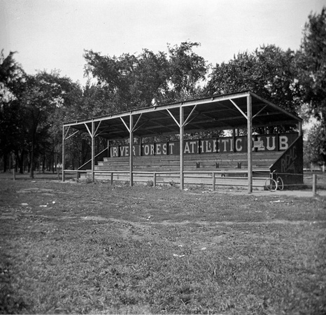 River Forest Athletic Club grandstand, c. 1903