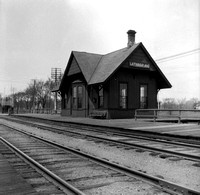 Lathrop Ave. station of the Chicago & Northwestern Railroad, River Forest, c. 1903